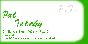 pal teleky business card